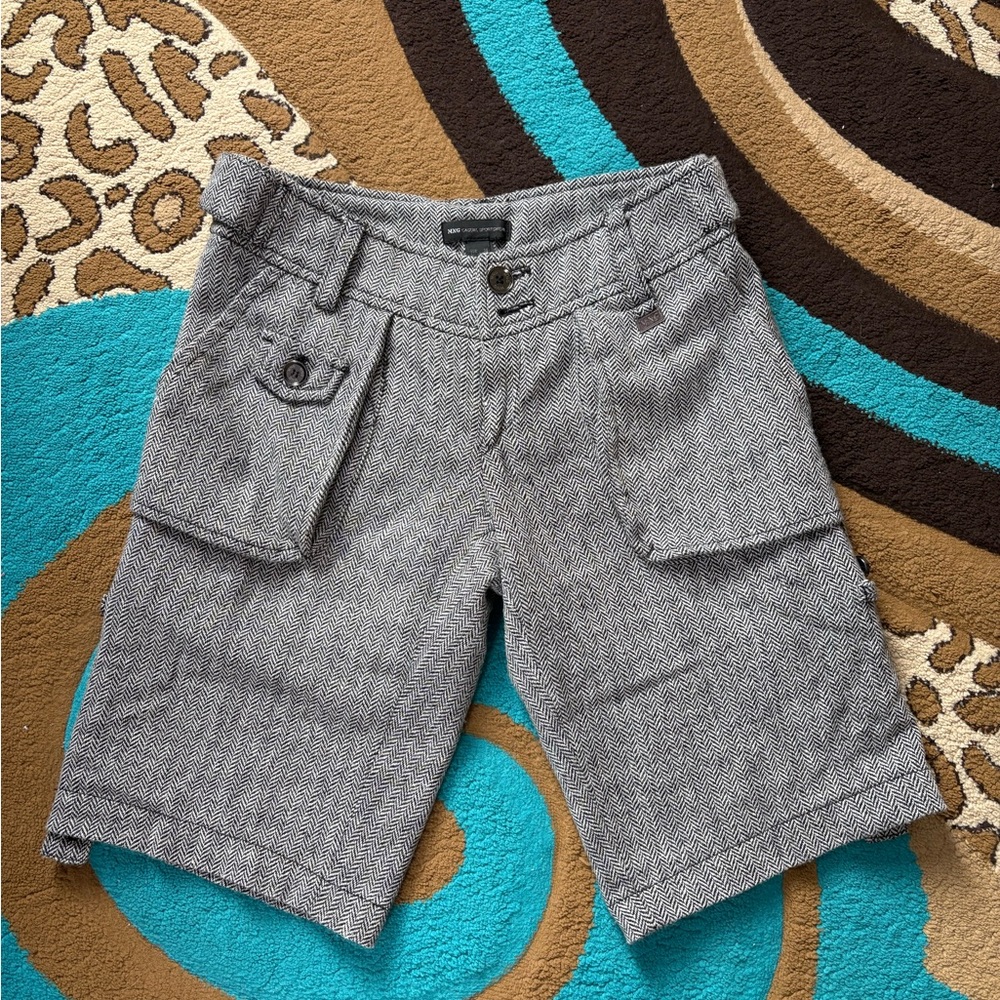 MNG CASUAL SPORTSWEAR Herringbone Bermuda Shorts